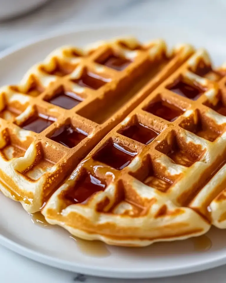 Homemade Sweet Milk Waffles photo