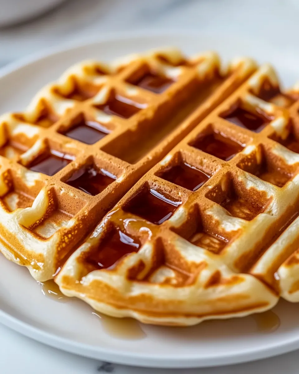 Homemade Sweet Milk Waffles photo