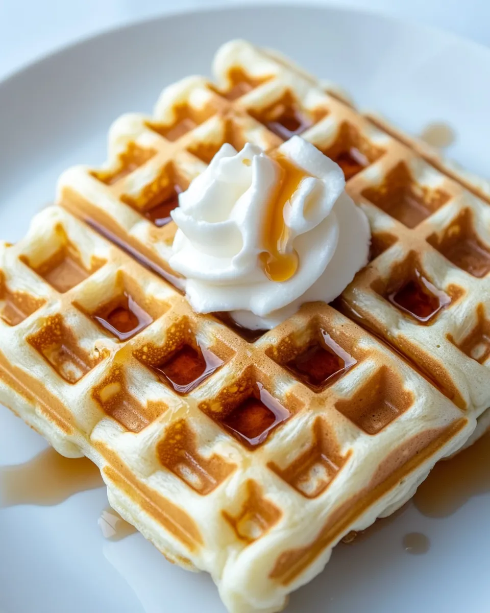Easy Sweet Milk Waffles recipe photo