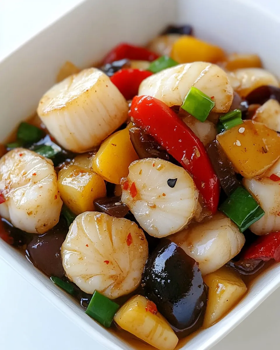 Homemade Szechuan Scallops photo