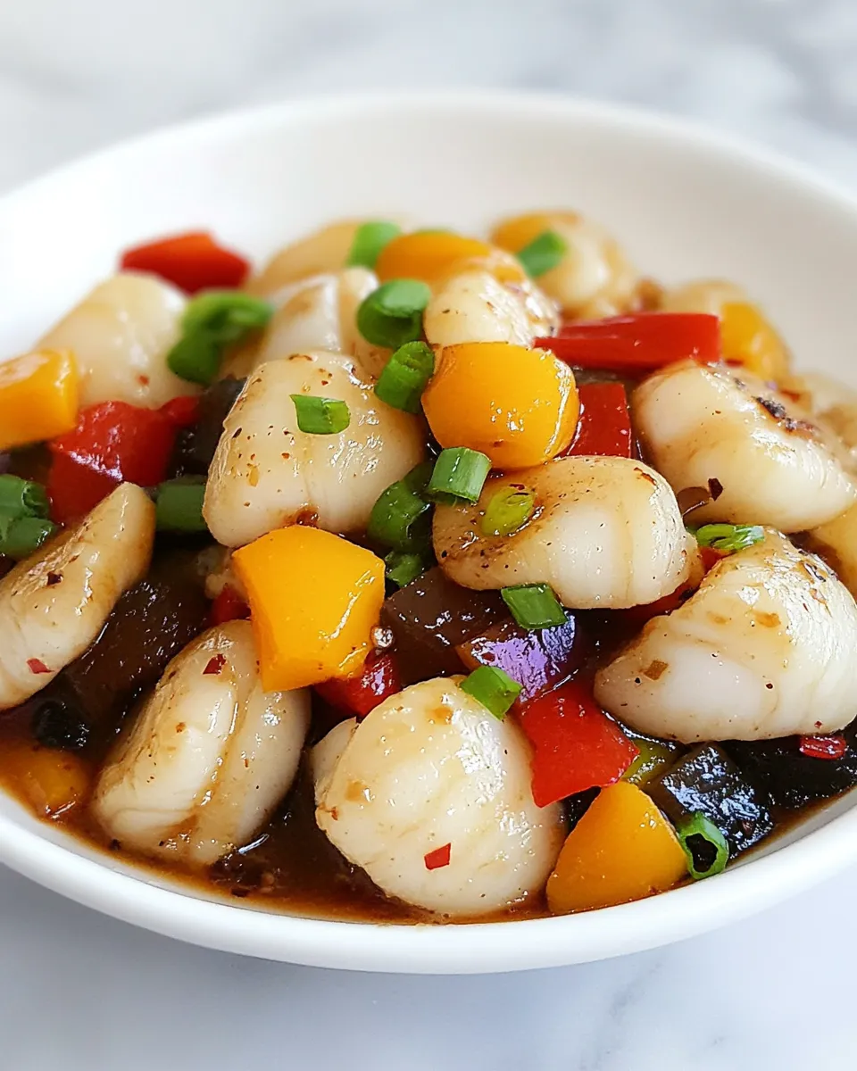 Delicious Szechuan Scallops image