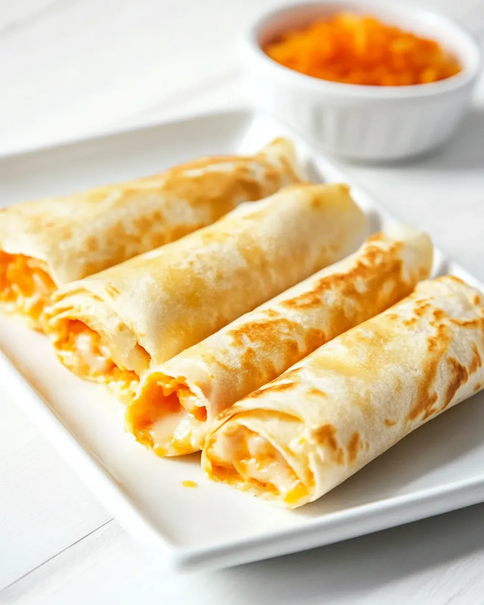 Homemade Taco Bell Cheesy Roll Up Recipe (Easy 3-Cheese Copycat) photo
