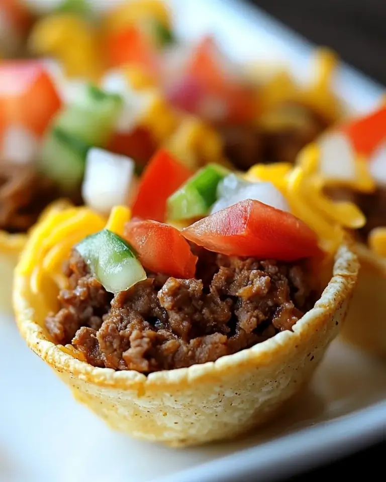 Homemade Taco Cups Recipe photo