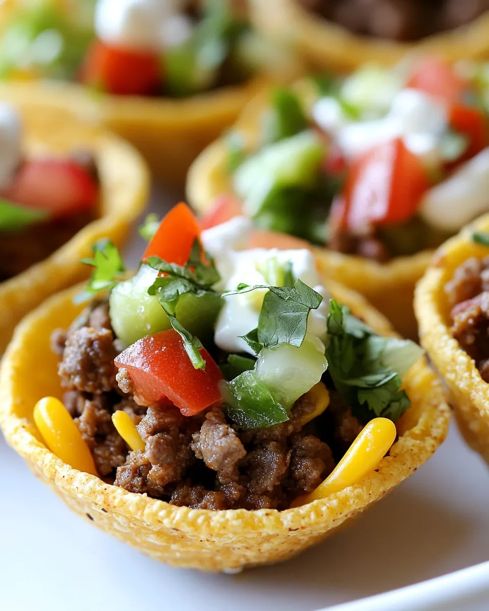 Delicious Taco Cups Recipe image