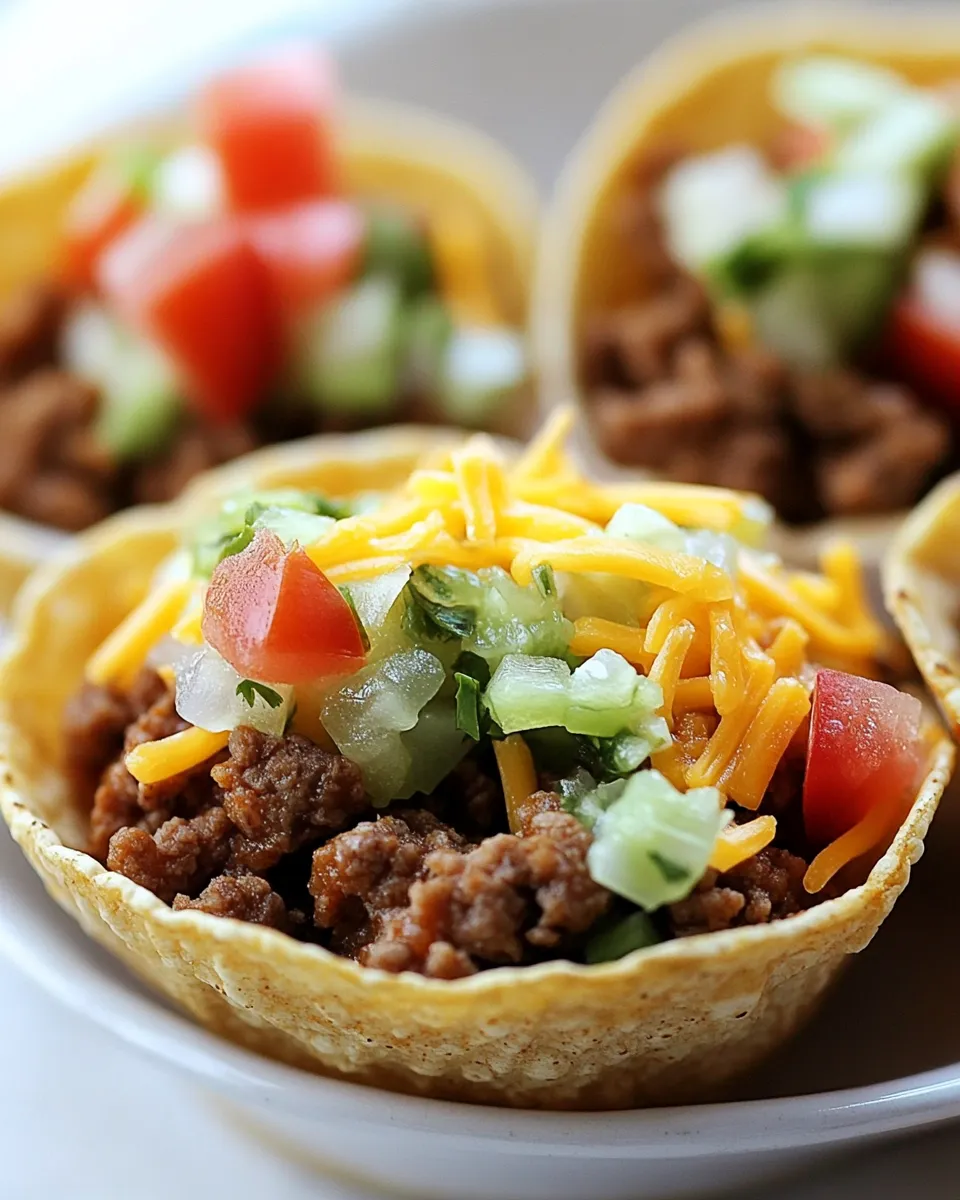 Easy Taco Cups Recipe shot
