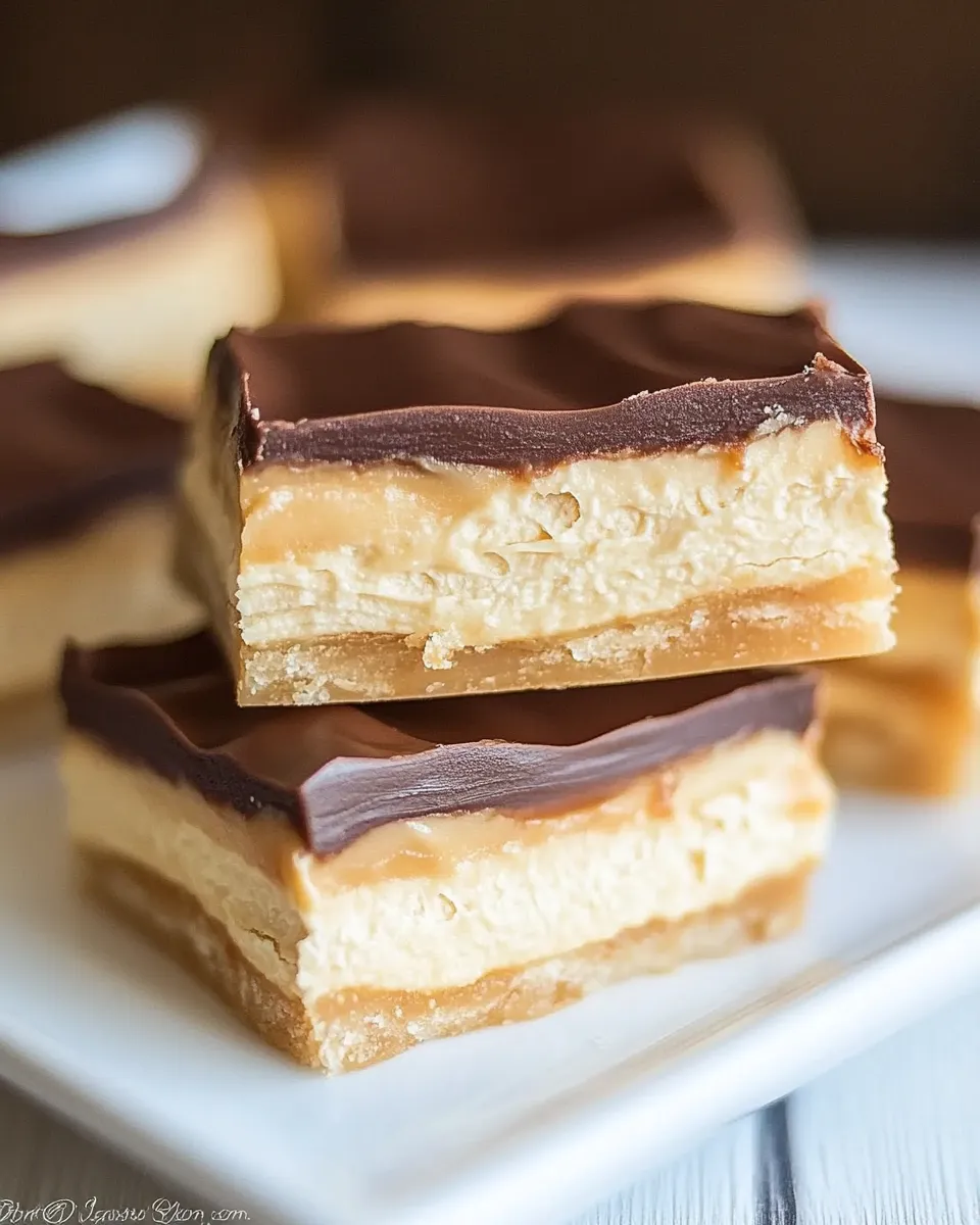 Easy Tagalong Bars dish photo
