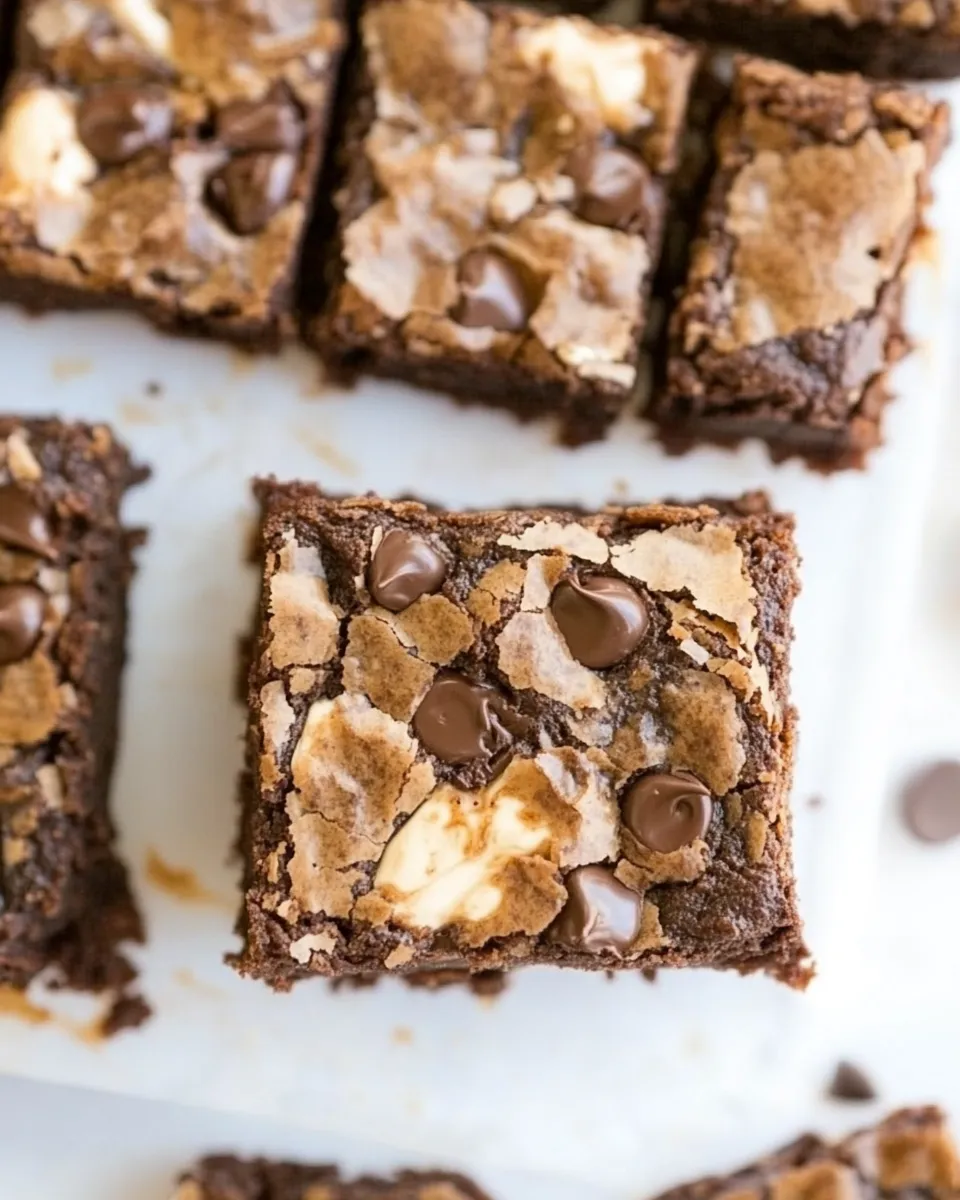 Easy Tahini Brownies recipe photo