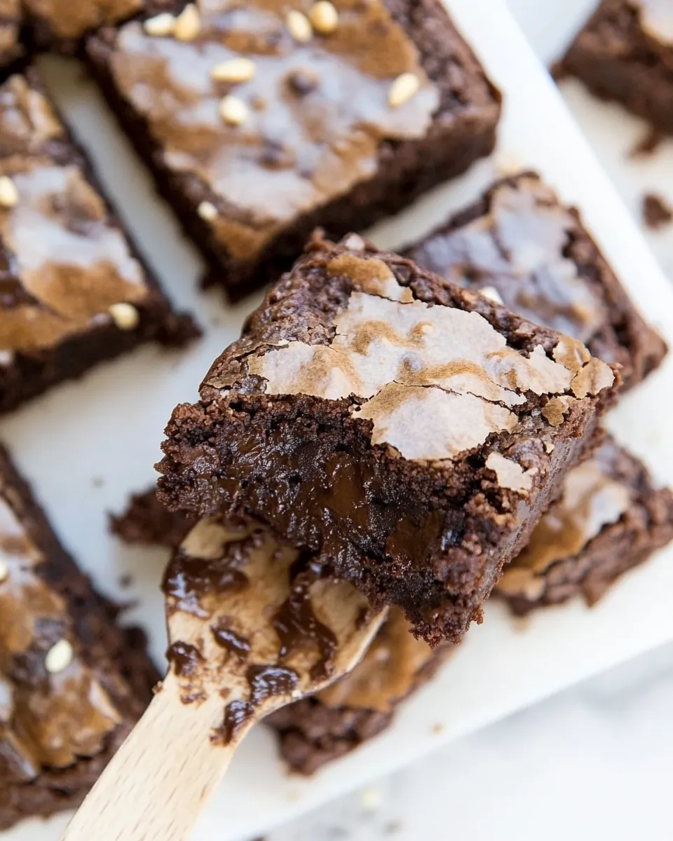 Healthy Tahini Brownies dish photo