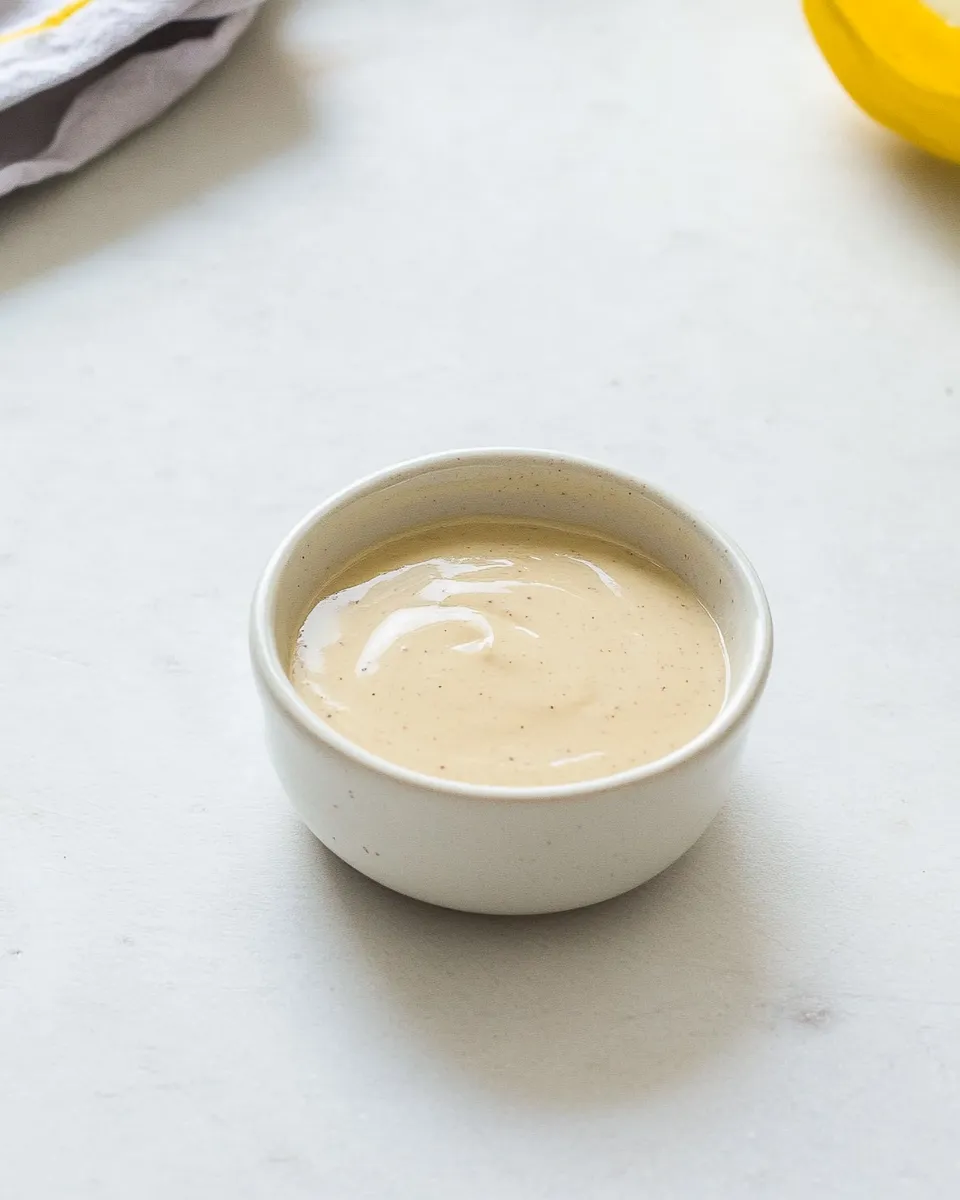 Delicious Tahini Sauce shot