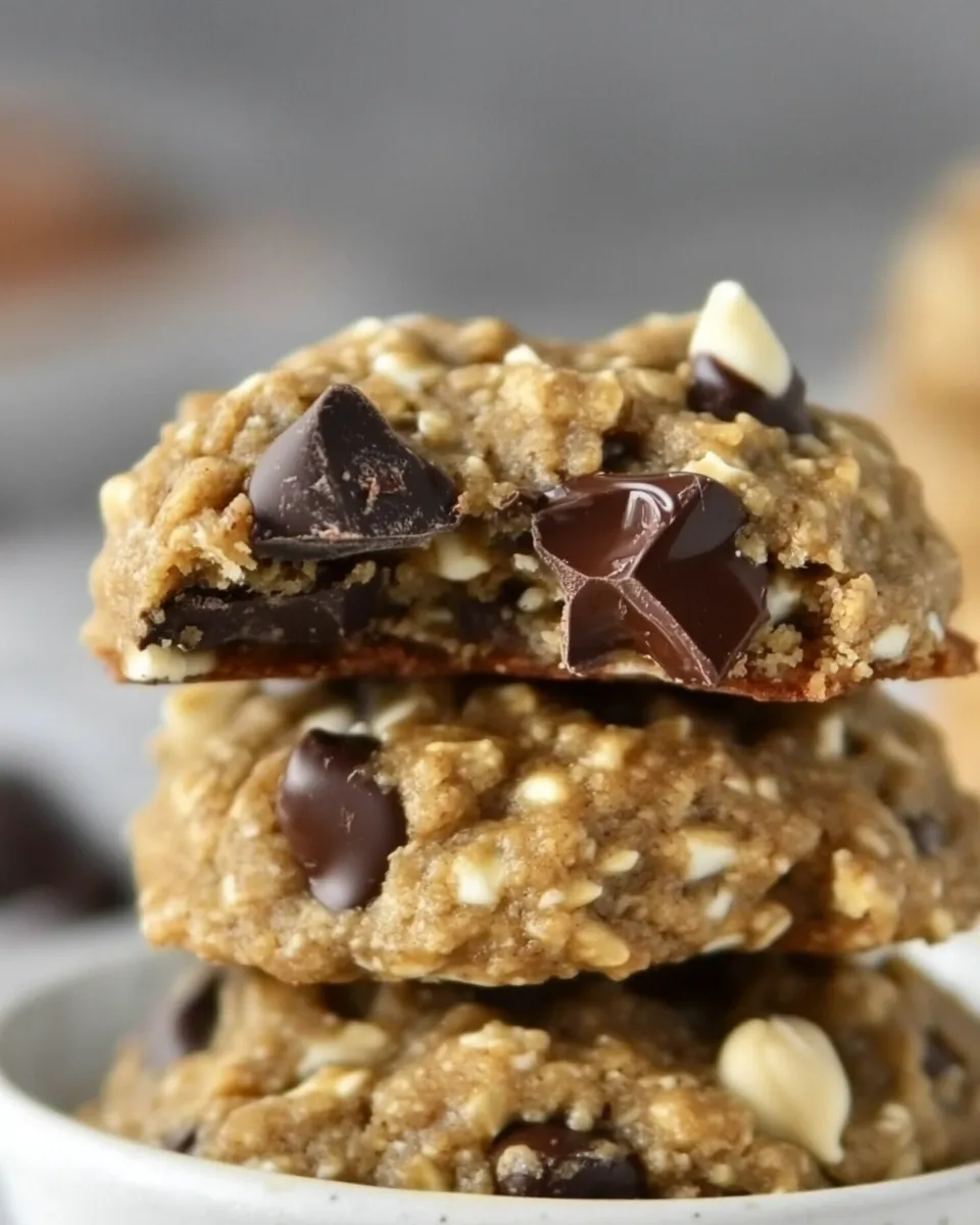 Delicious Tahini Seed Chocolate Chunk Breakfast Cookies image