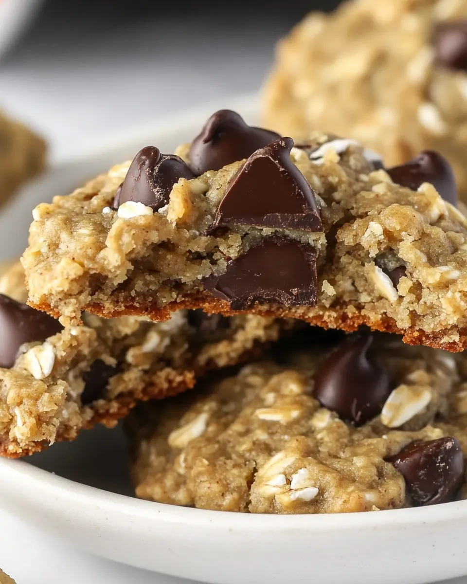 Healthy Tahini Seed Chocolate Chunk Breakfast Cookies shot