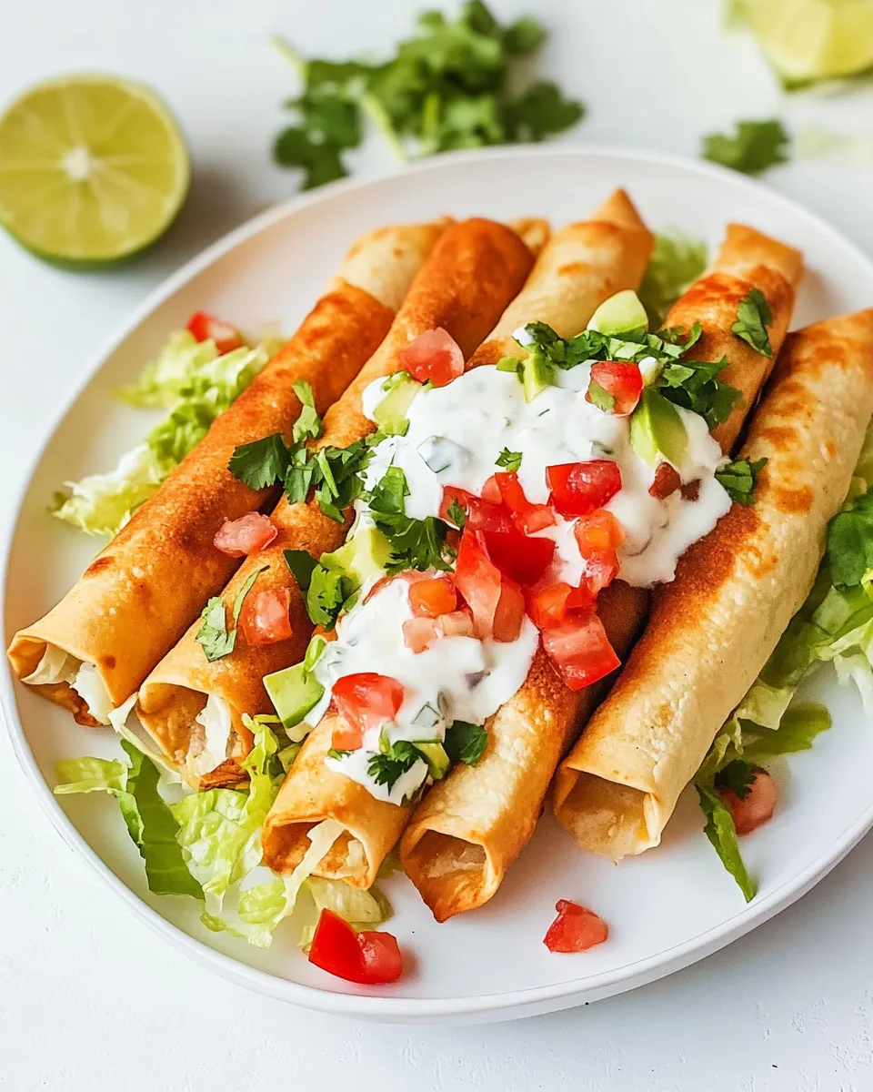Easy Taquitos recipe photo