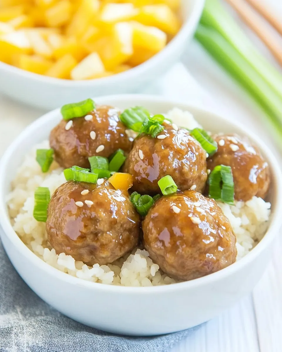 Classic Teriyaki Meatballs image