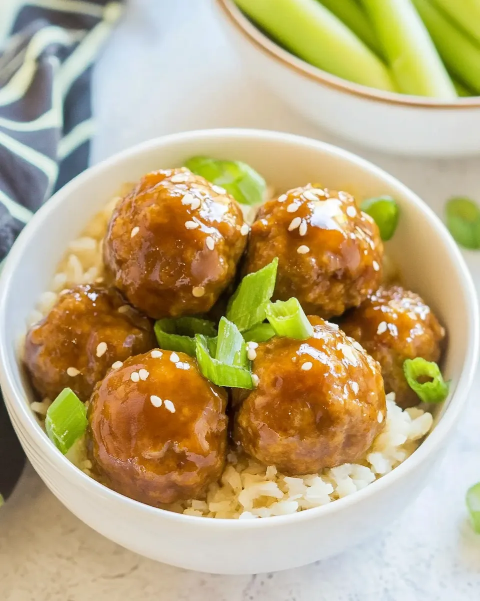 Easy Teriyaki Meatballs recipe photo