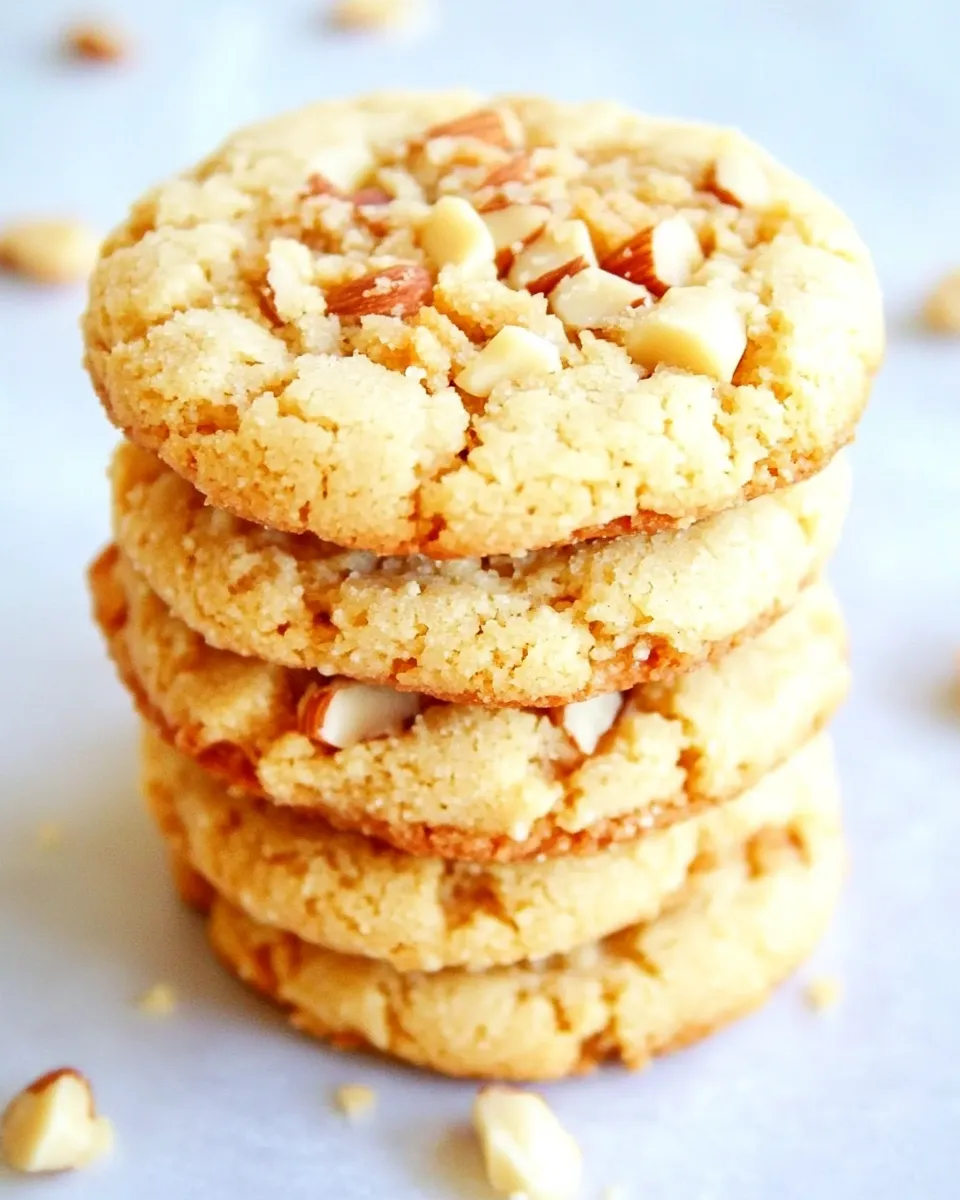 Delicious Texas Almond Crunch Cookies shot