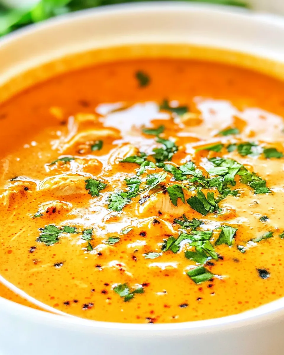 Homemade Thai Chicken Coconut Curry Soup photo