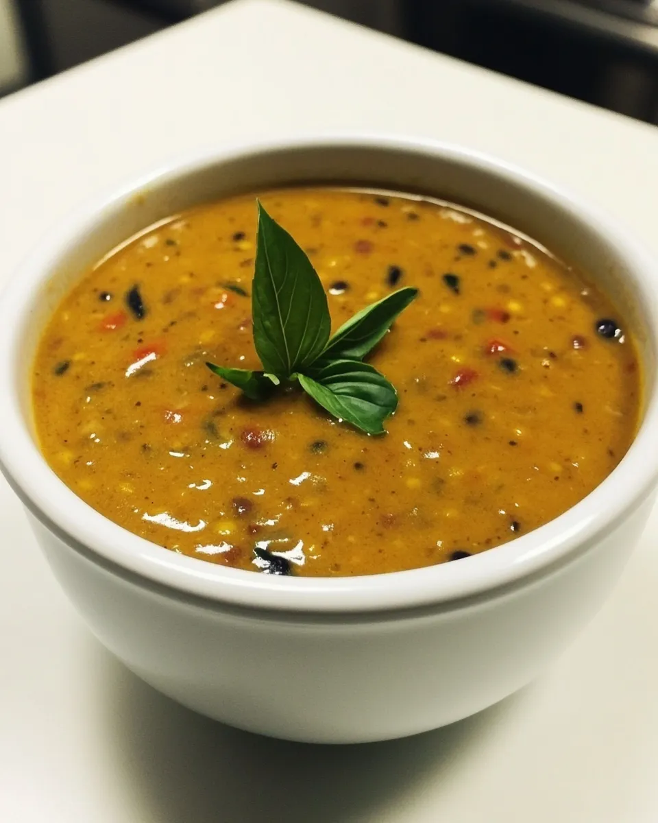 Delicious Thai Green Curry Lentil Soup dish photo