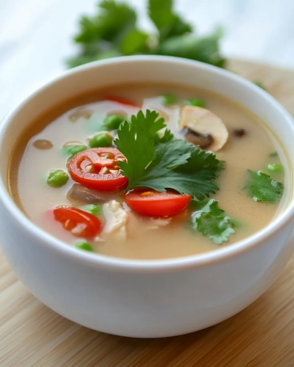 Classic Thai Hot and Sour Chicken Soup image