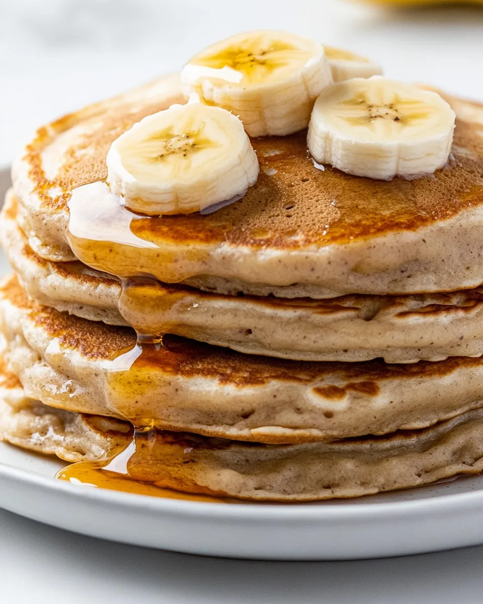 Delicious The Best Banana Pancakes shot