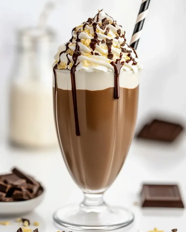 Homemade The Best Chocolate Milkshake photo