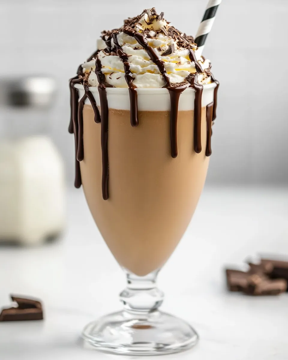 Delicious The Best Chocolate Milkshake shot