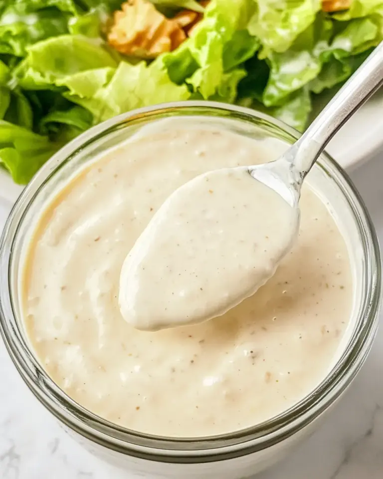 Homemade The Ultimate Creamy Caesar Dressing (No Raw Eggs!) recipe image
