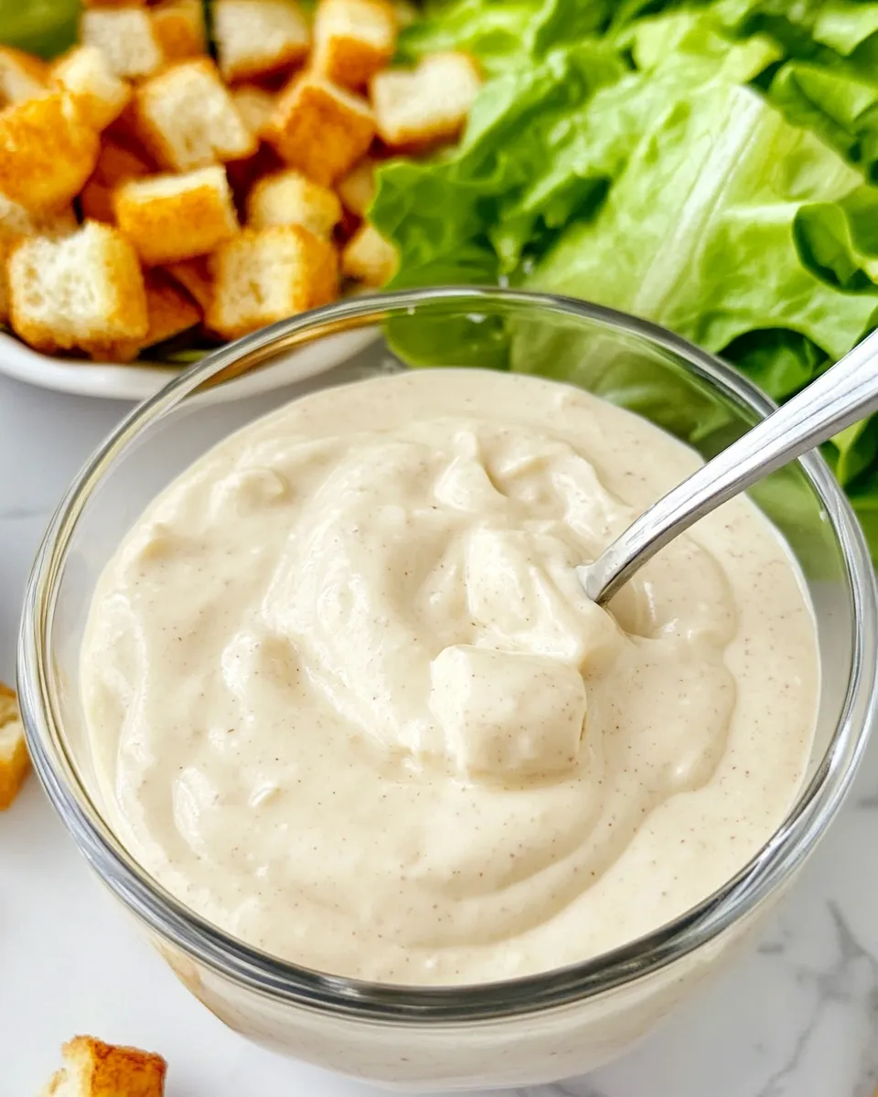 Delicious The Ultimate Creamy Caesar Dressing (No Raw Eggs!) dish photo