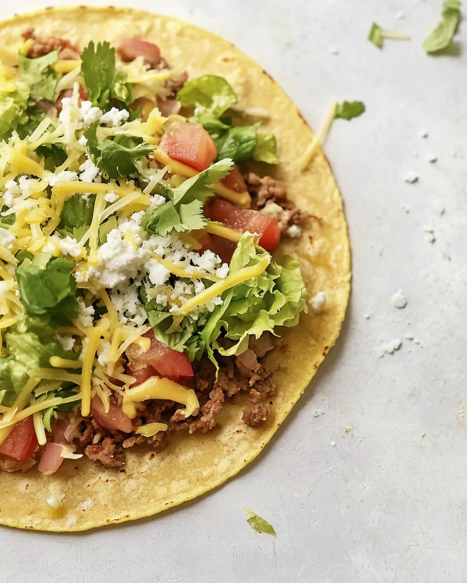 Easy Tostada recipe photo