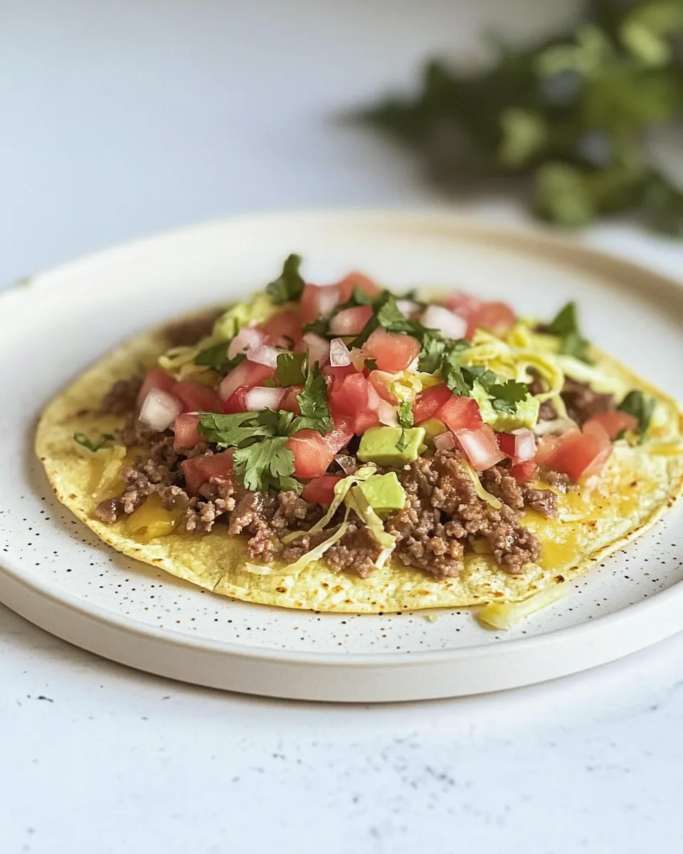 Delicious Tostada shot