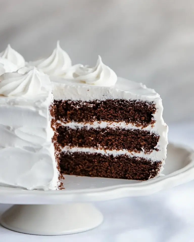 Homemade Traditional Devils Food Cake photo