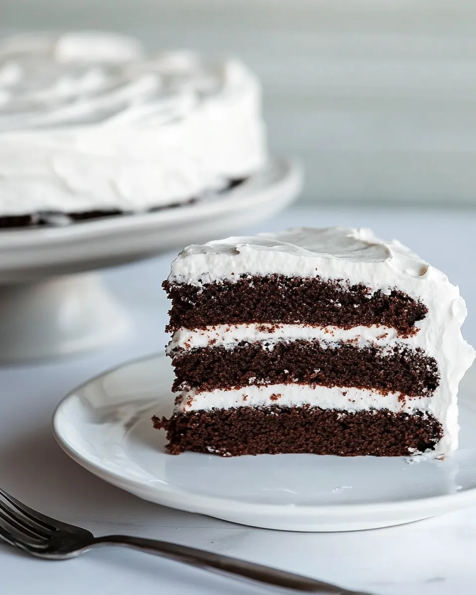 Classic Traditional Devils Food Cake image
