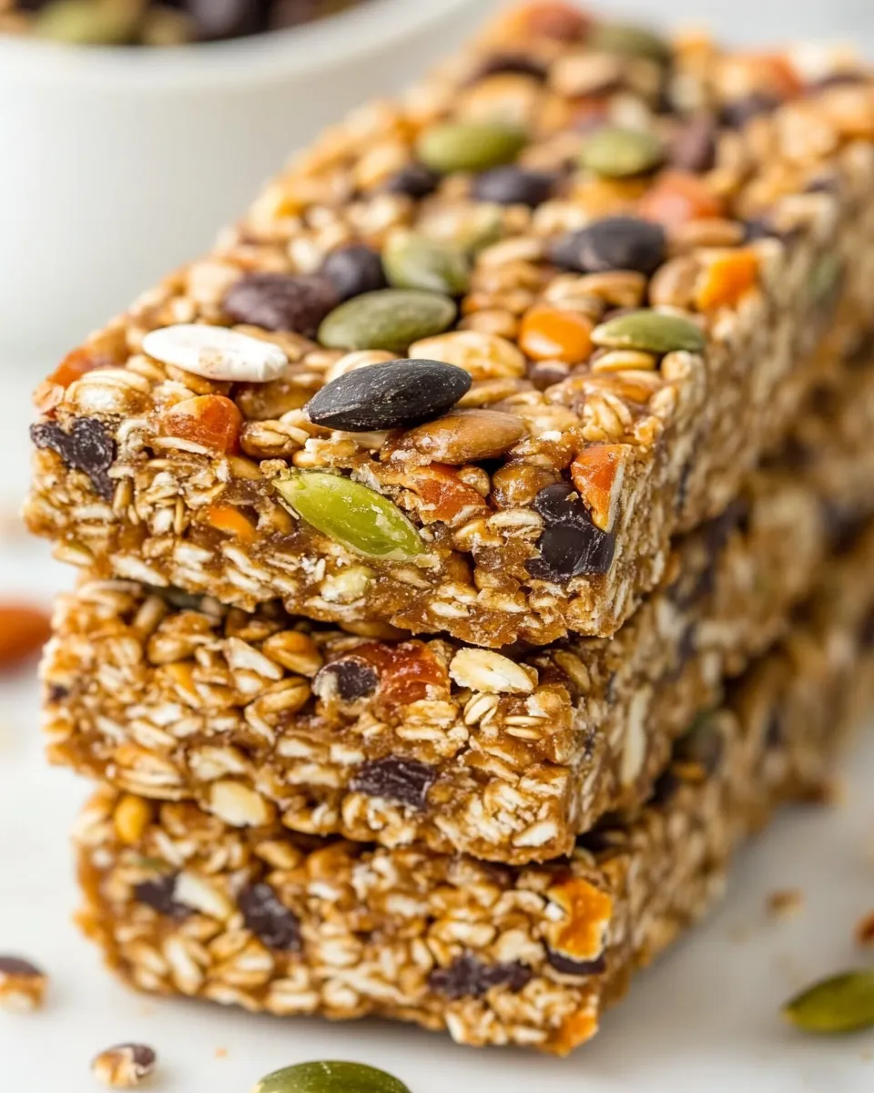 Homemade Trail Mix Bars photo