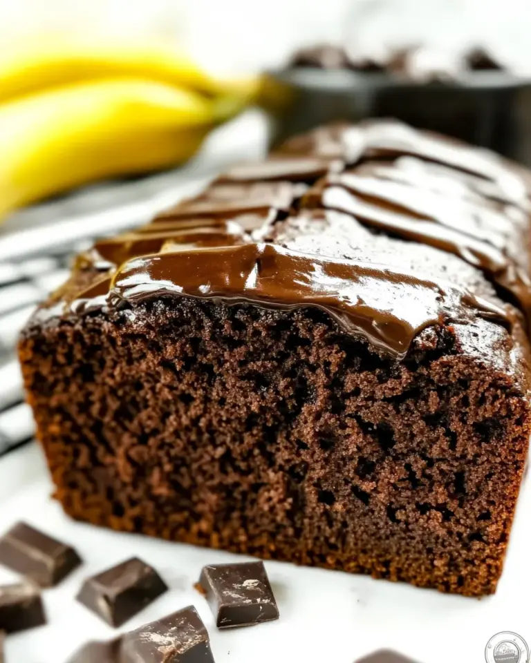 Homemade Triple Chocolate Banana Bread photo