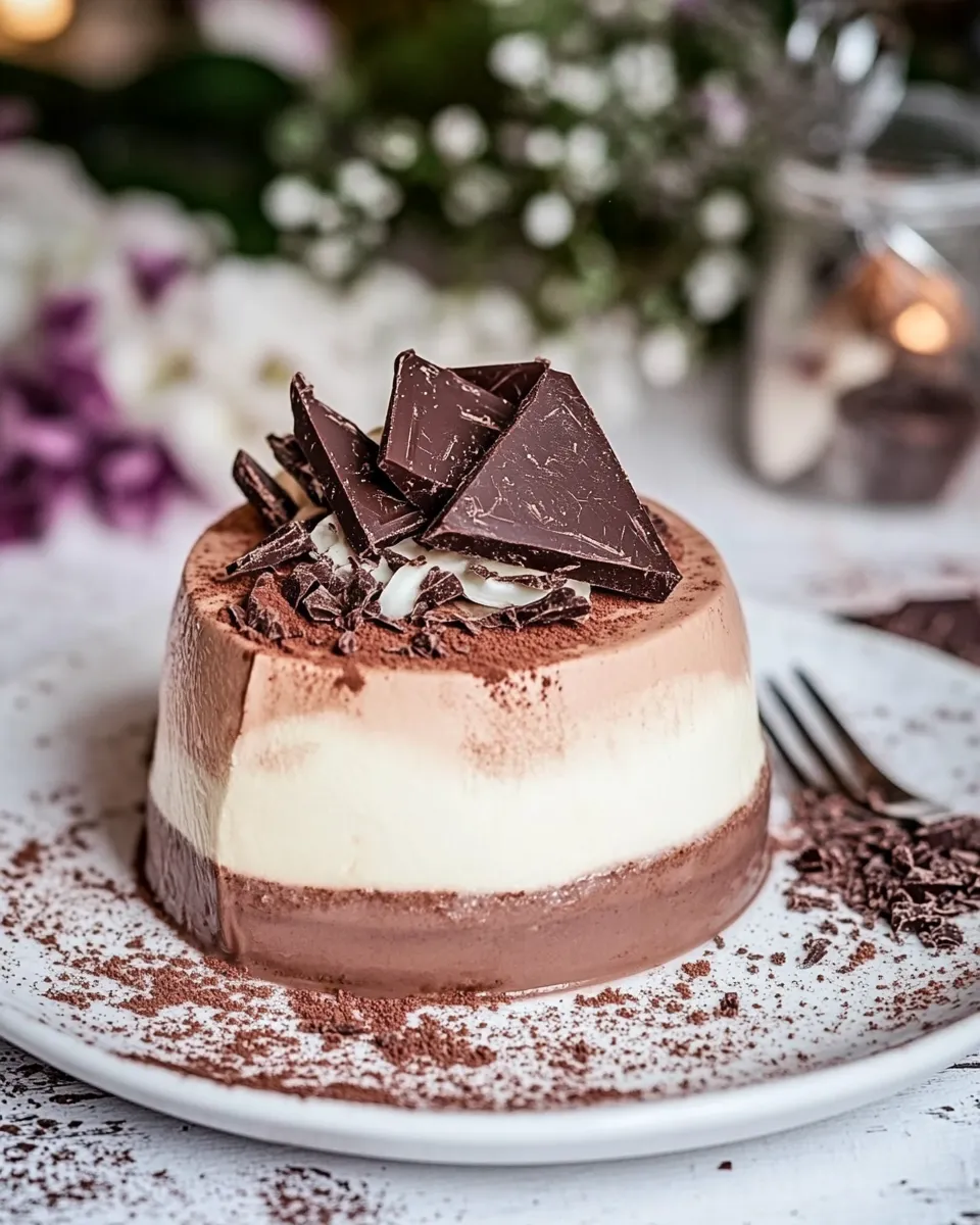 Classic Triple Chocolate Cheese Paskha image