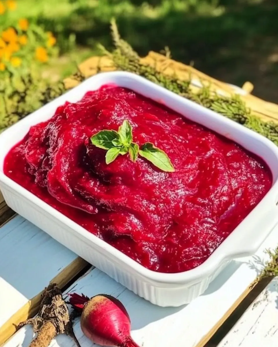 Homemade Tsvikli (Beet-and-Horseradish Relish) photo