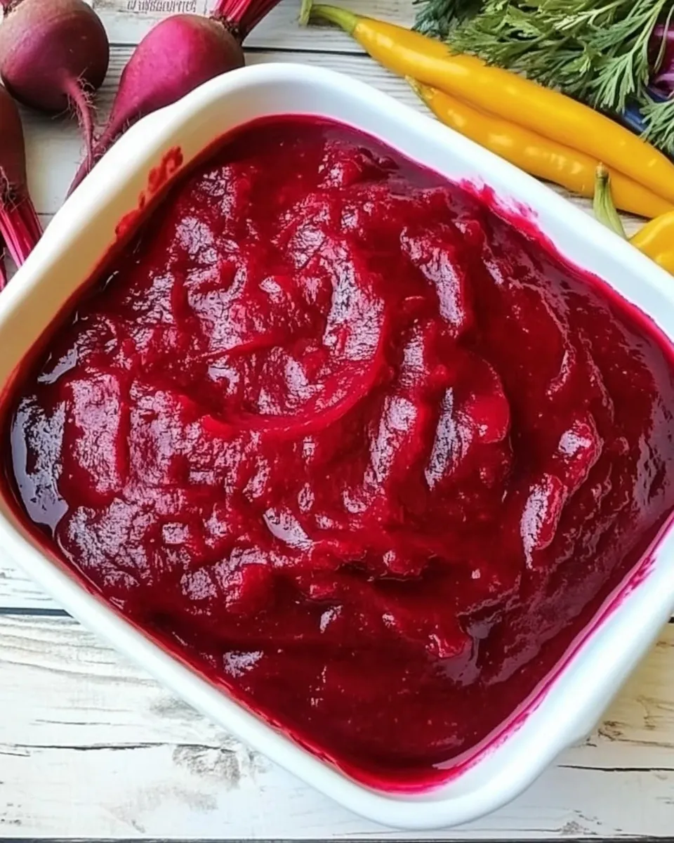 Easy Tsvikli (Beet-and-Horseradish Relish) recipe photo