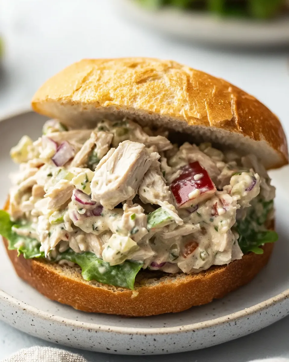 Easy Turkey Salad Recipe (for Sandwiches) shot
