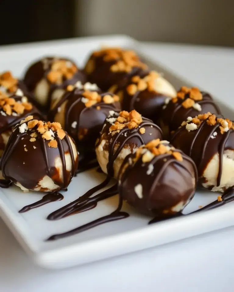 Homemade Turtle Cheesecake Truffles photo