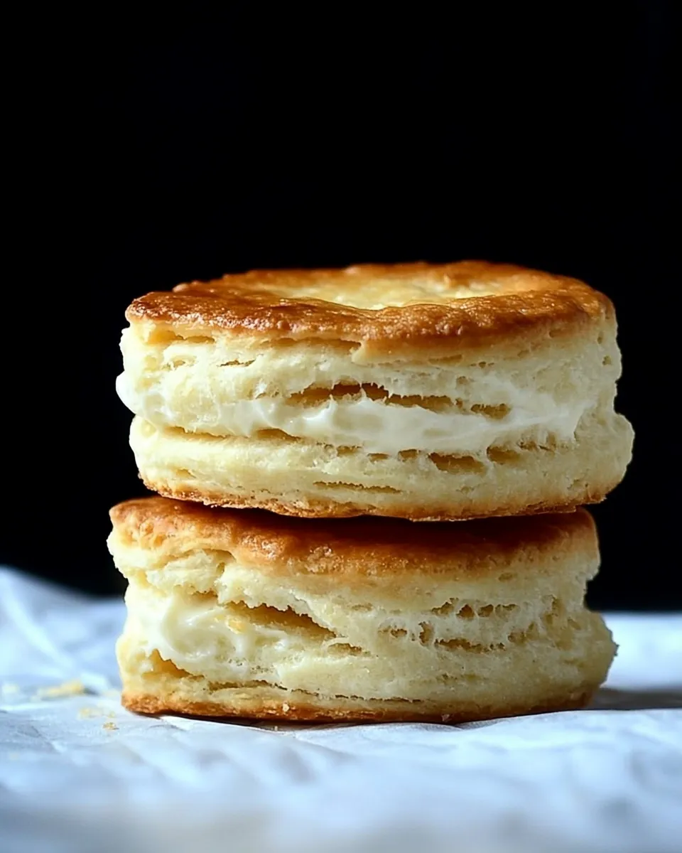 Easy Two Ingredient Cream Biscuit Recipe photo