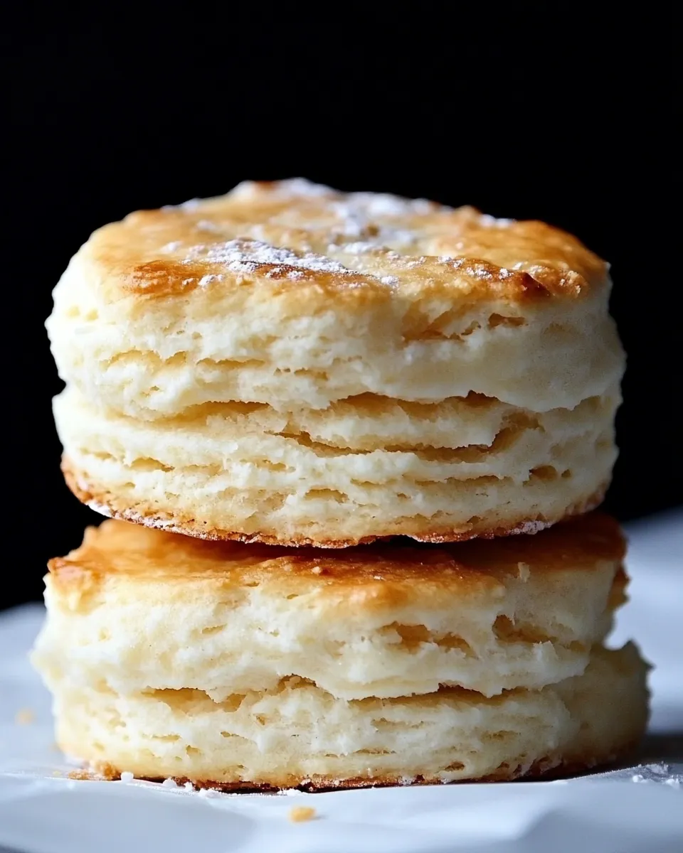 Homemade Two Ingredient Cream Biscuit Recipe dish photo