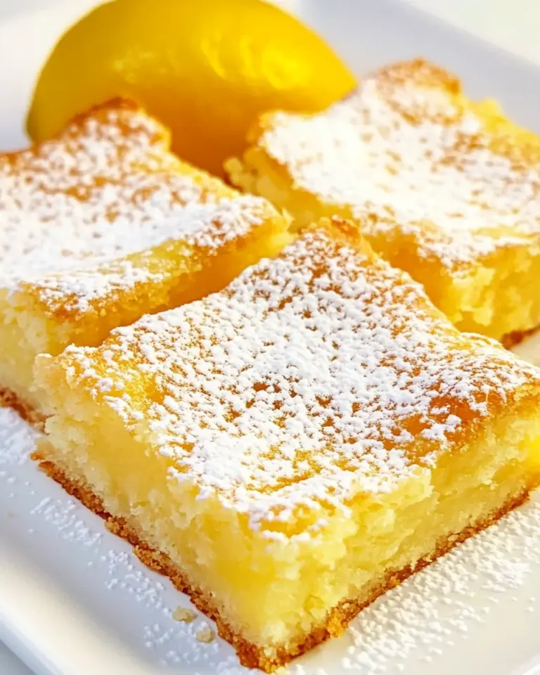 Easy Two Ingredient Lemon Bars photo