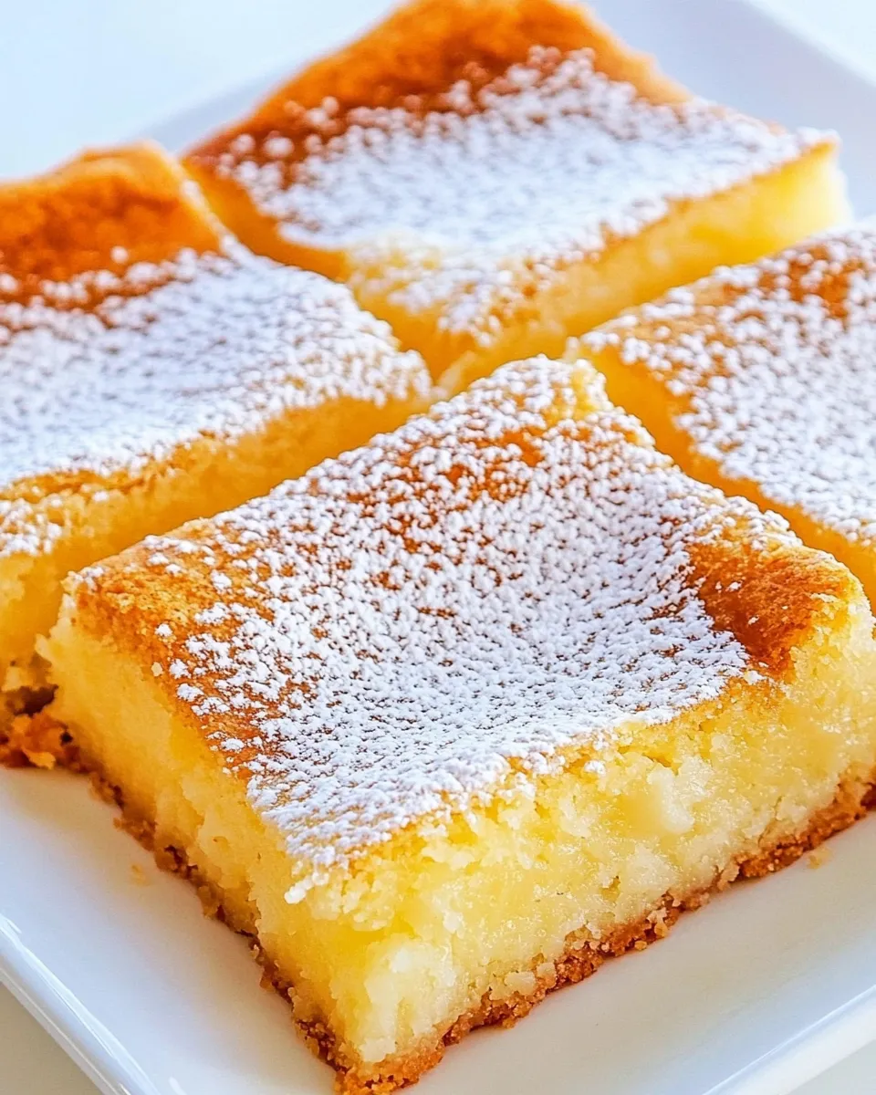 Delicious Two Ingredient Lemon Bars image