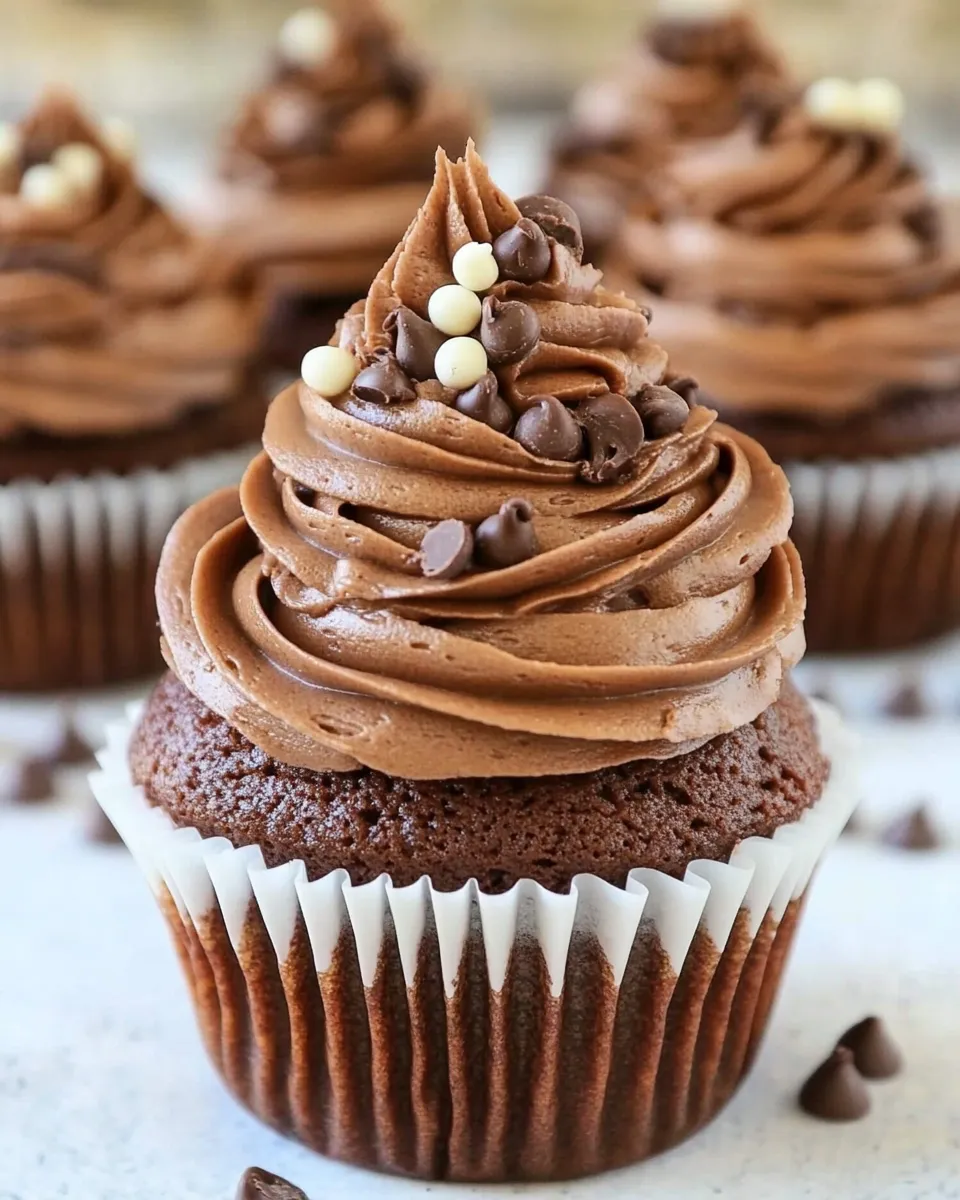 Homemade Ultimate Chocolate Cupcakes photo