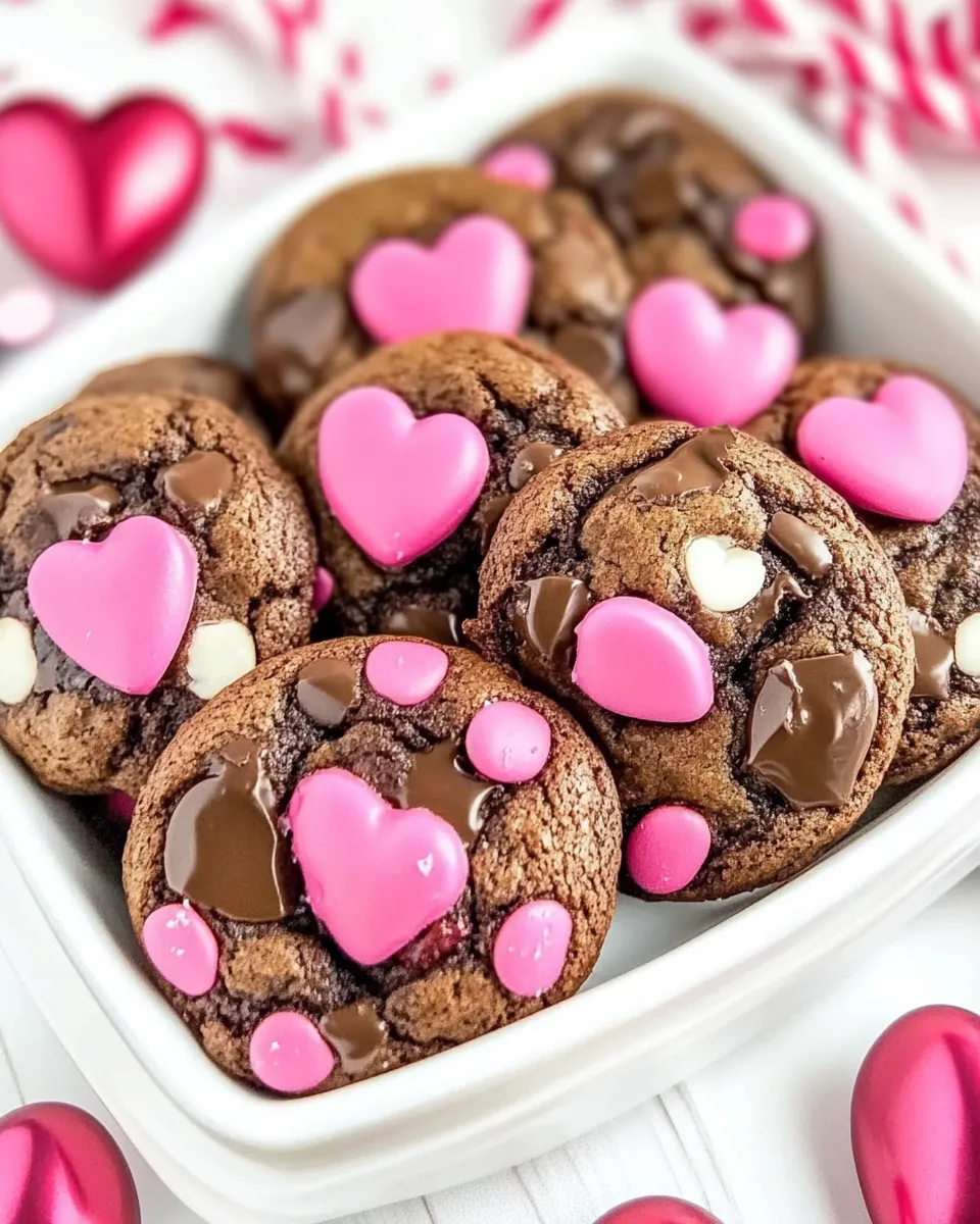 Sweet Valentine Brownie Cookies recipe photo