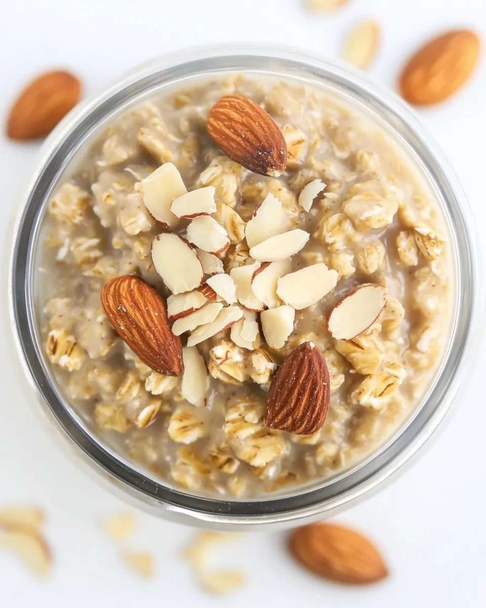 Delicious Vanilla Almond Overnight Oats recipe photo