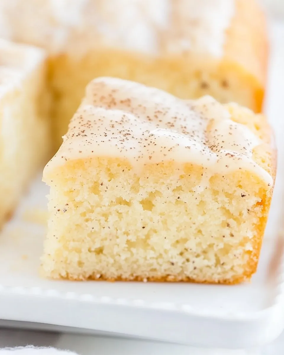 Classic Vanilla Cake with Vanilla Bean Browned Butter Glaze image