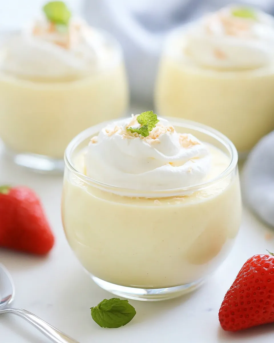 Easy Vanilla Pudding Recipe shot