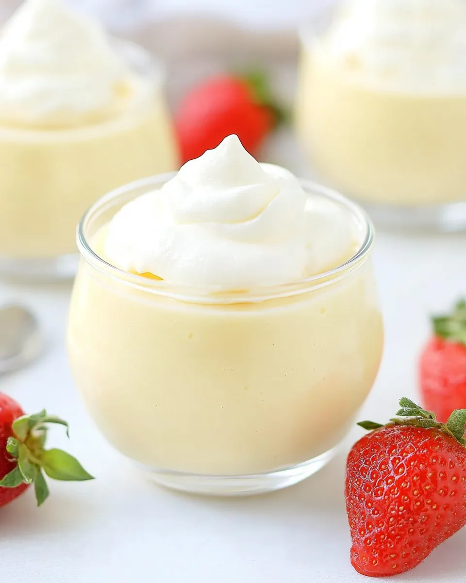Delicious Vanilla Pudding Recipe dish photo