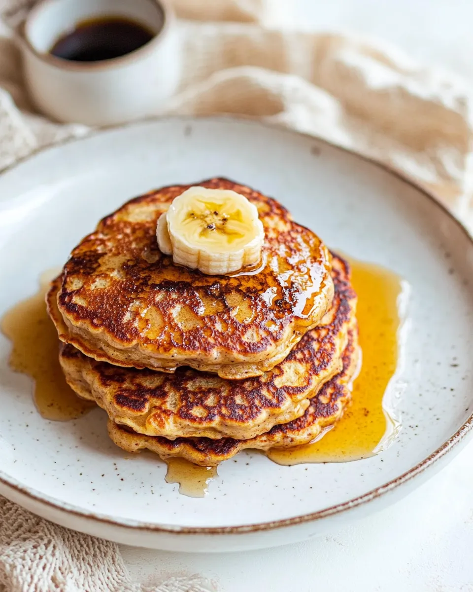 Easy Vegan Banana Pancakes (Grain-Free, Paleo) photo