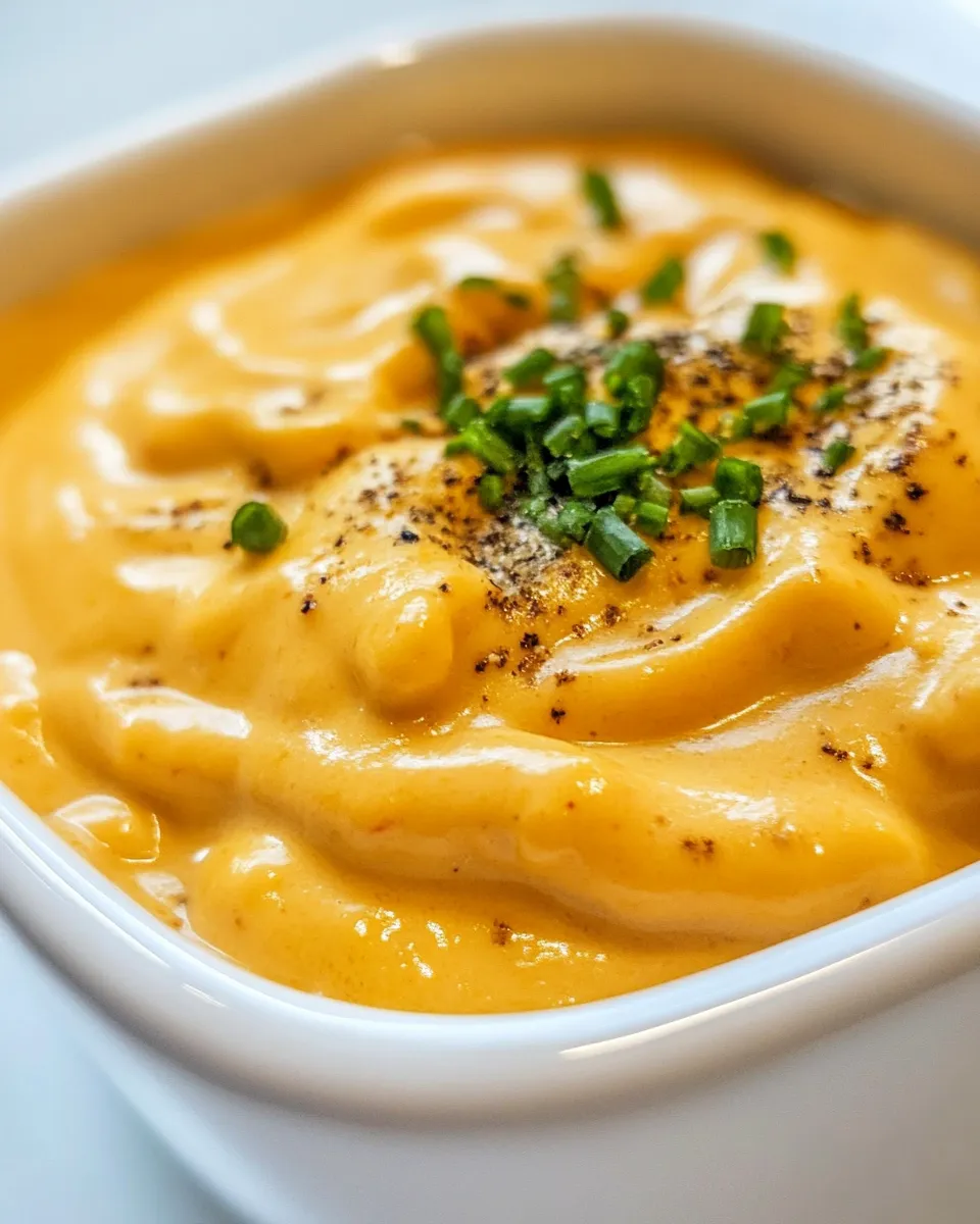 Delicious Vegan Cheese Sauce shot